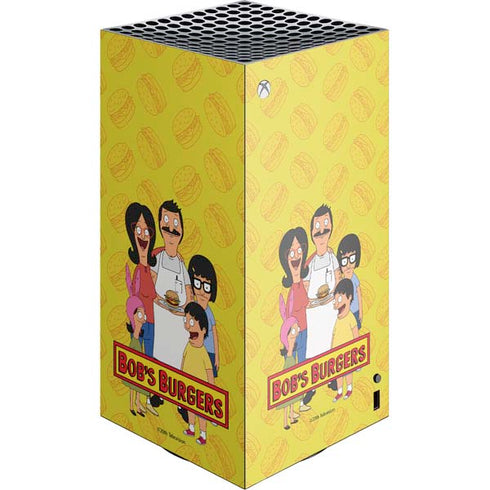 Bobs Burgers Family Portrait XBox Series X Digital Edition Console Skin